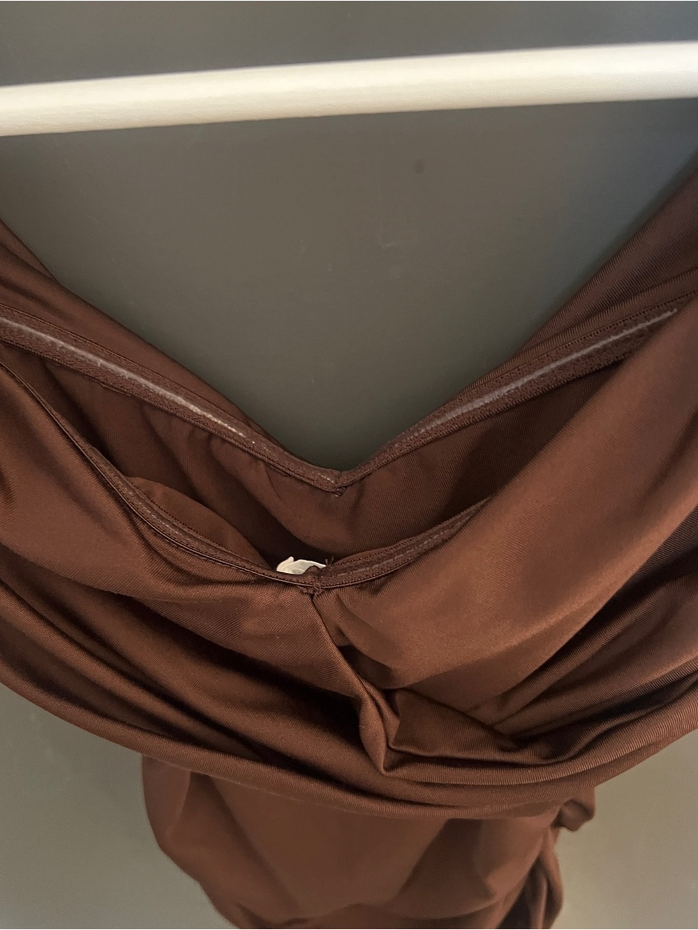 NIA Magnolia Top in Chocolate Size XS - Picture 6 of 7